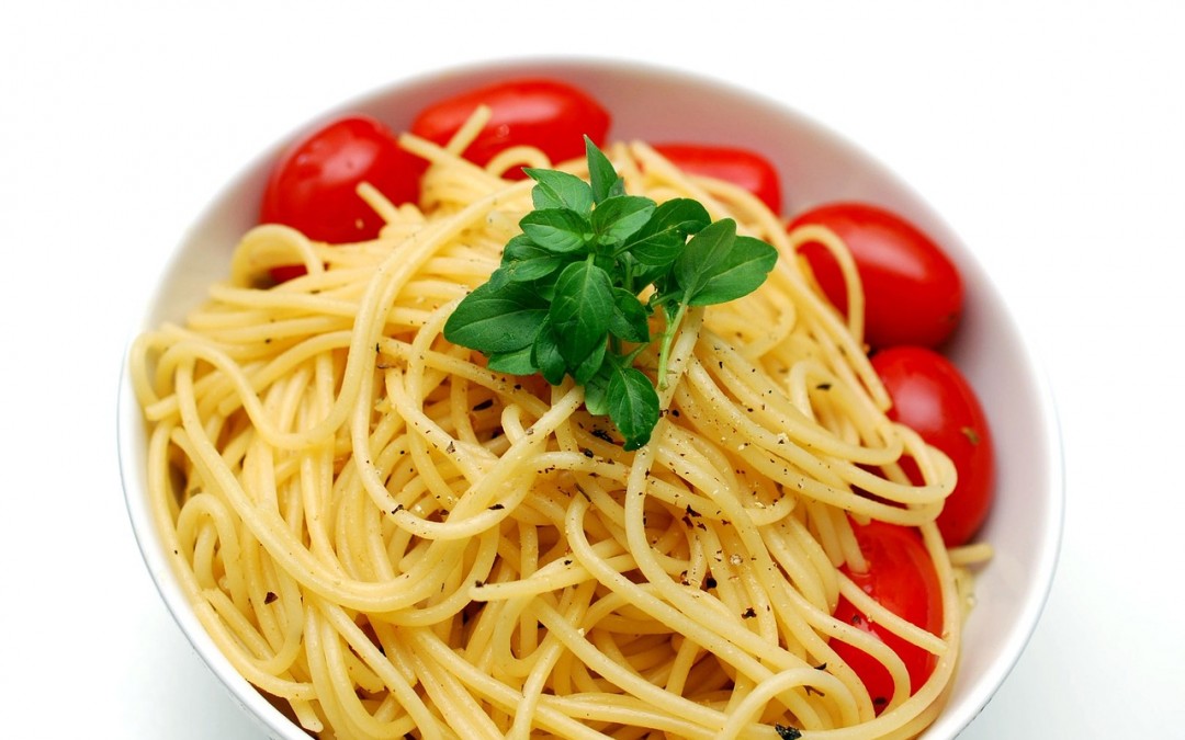 Espaguetis con setas
